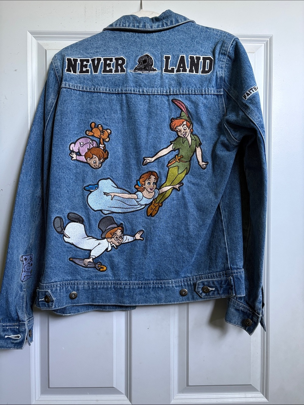 Disney Lost Boys Denim Jacket - Blue with Multicolor Patches